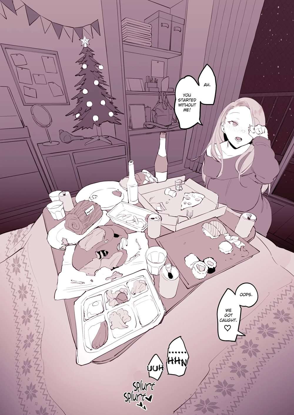 Drinking At Home On Christmas [Oneshot]