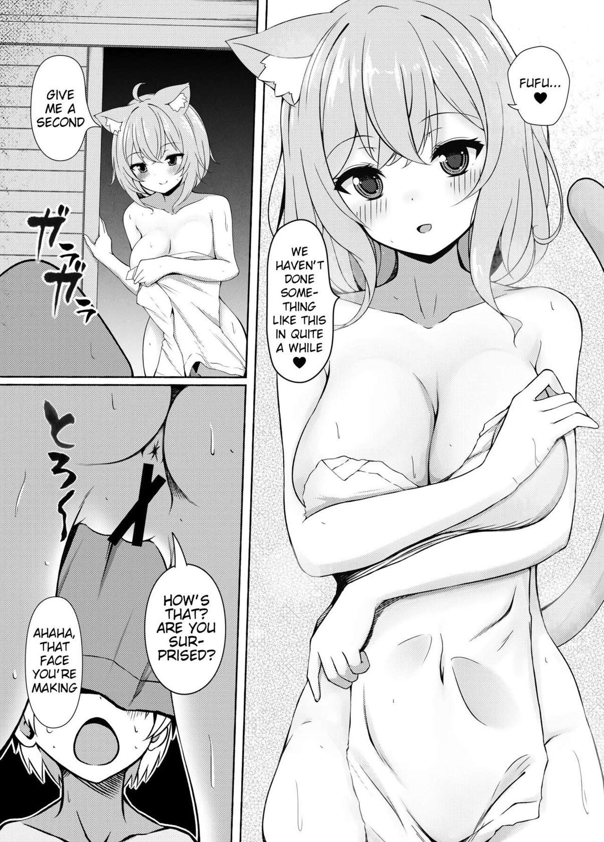 [Rampancy (Bakko)] Koisuru Neko to Yukemuri to Boku | Me, the steamy bath, and a cat that fell in love(Nekomata Okayu) [English] [Tamamo] [Digital]