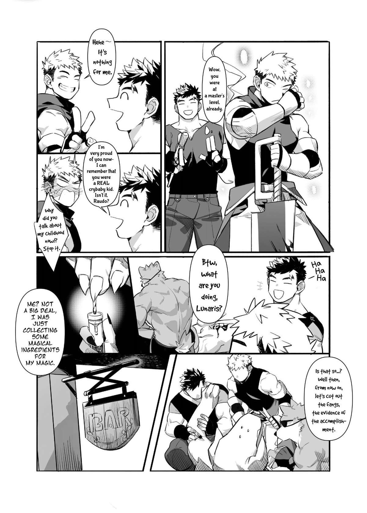 [Mitsuwa Building (G◎NDOM)] Bros. in Heat (Otoko Matsuri Vol. 15) [English] [Uncensored]