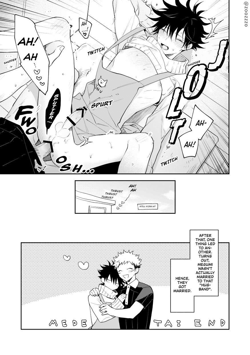 [Toichi (Gozouroppu)] Deliveryman and Apartment Complex Wife AV (Jujutsu Kaisen) [English]