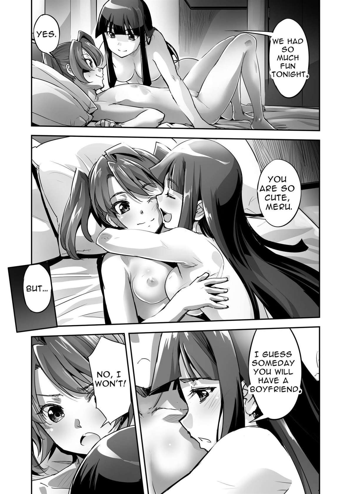 [No Future (Hashioto Ranki, SASAYUKi)] Enhyou Souki Twin Curely Yuri Heroine wa Otoko no Chinpo ni Haiboku suru Zenpen [English]