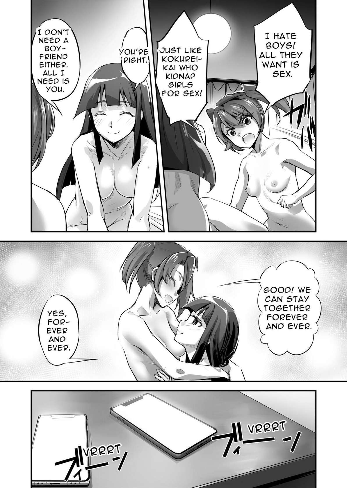 [No Future (Hashioto Ranki, SASAYUKi)] Enhyou Souki Twin Curely Yuri Heroine wa Otoko no Chinpo ni Haiboku suru Zenpen [English]