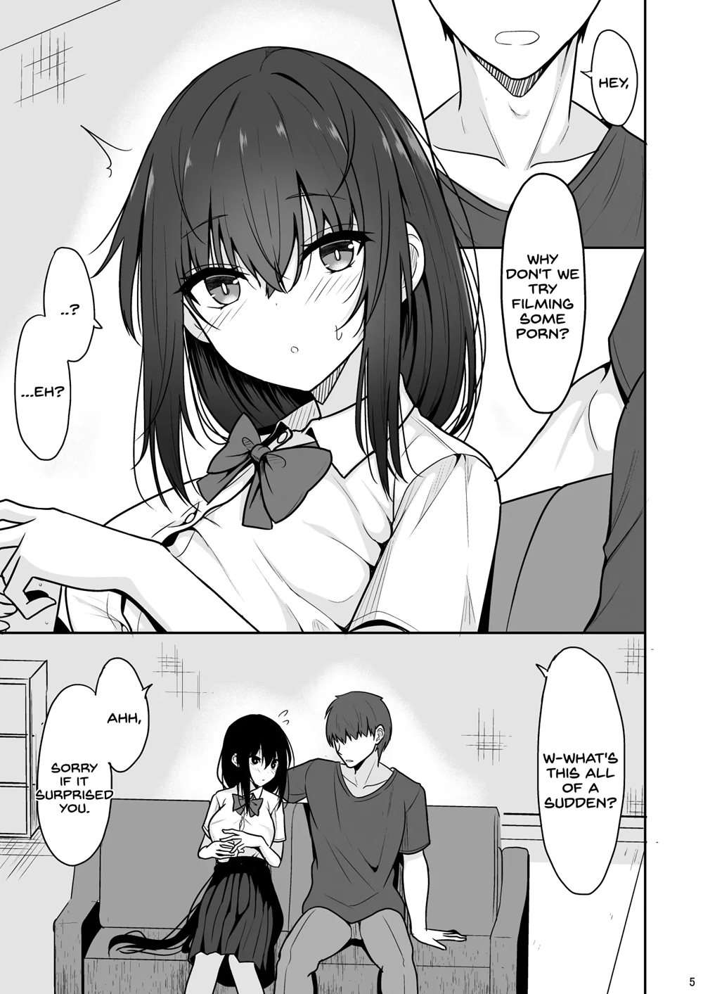 Otonashii Kanojo Ga AV Satsuei Gokko De Nakadashi Ga Daisuki Na Dosukebe Ni Naru Made [Oneshot]