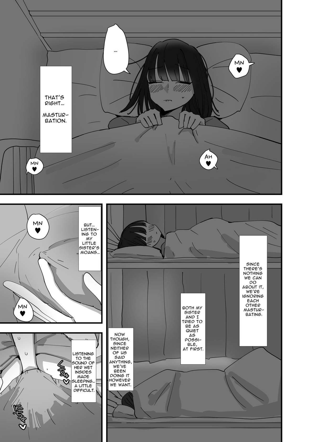 [Aweida] Imouto ga Watashi o Okazu ni Shitate Onanie o Shite ita Hanashi | My Little Sister Was Masturbating To Me [English] [Anamio Animus]