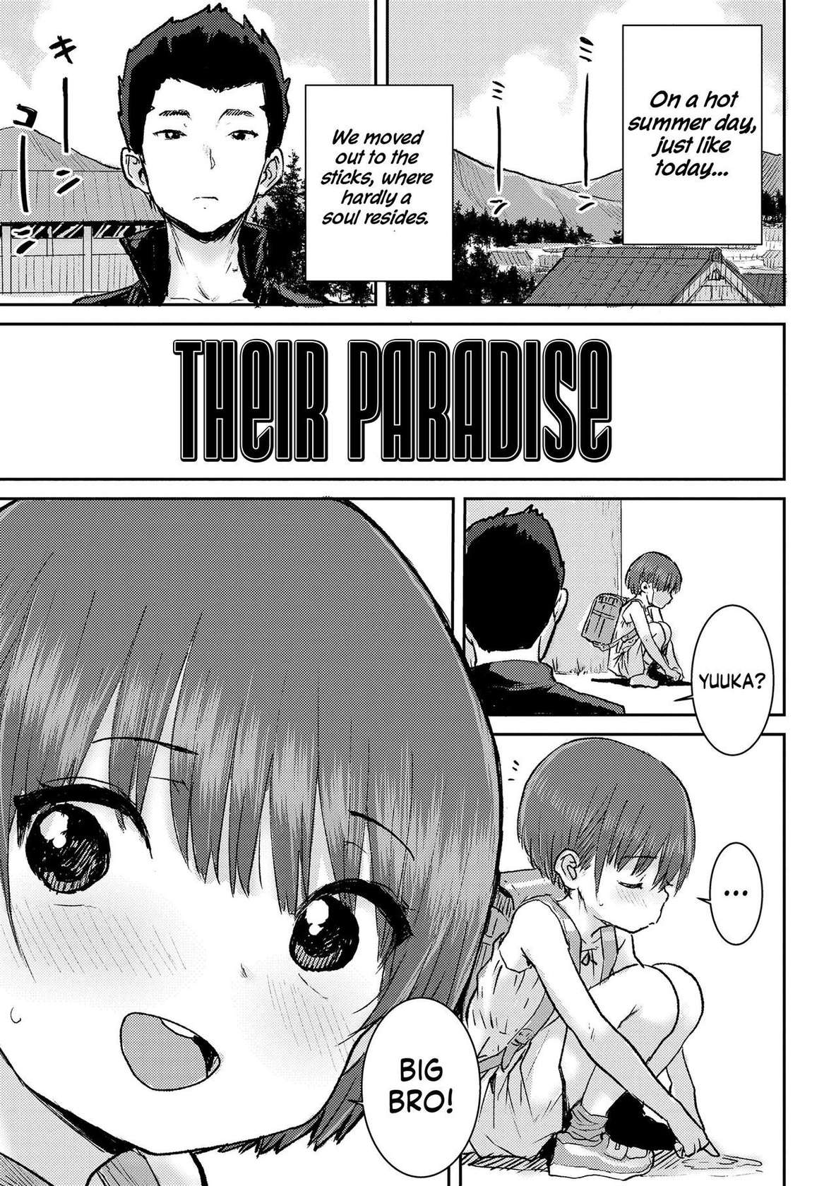 [Ponsuke] Futari no Rakuen | Their Paradise (Papa, Doushita no?) [English] [flash11] [Digital]