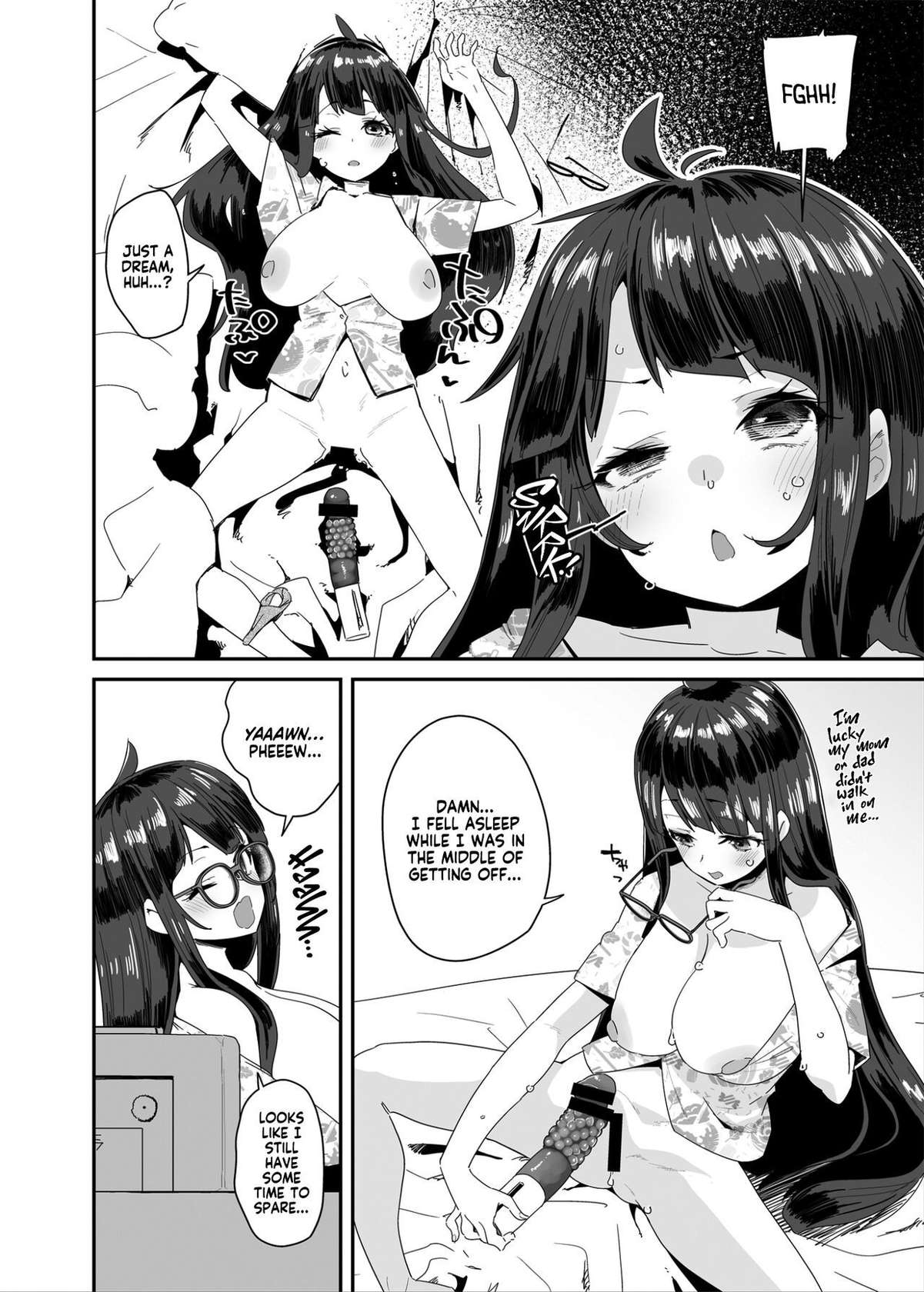 [condiment moderately (Maeshima Ryou)] Dosukebe Kyonyuu JC ga Kounai Onanie Suru Hanashi | The Slutty, Stacked Middle-Schooler Who Shlicks During Class [English] [Sloppy Seconds] [Digital]