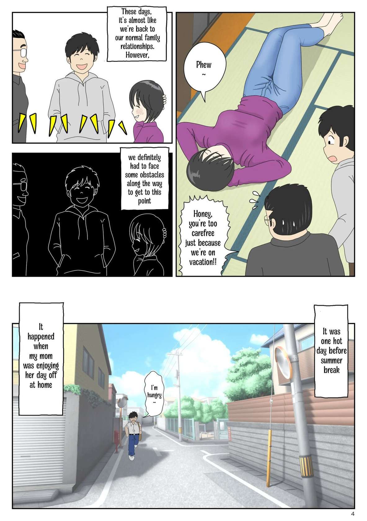 [Mizuarai no kai] Onaneta Kaa-san 2 ~Otto no Yoko de~ | Masturbating to Mom ~Beside Her Husband~ [English] [Kyuulab]