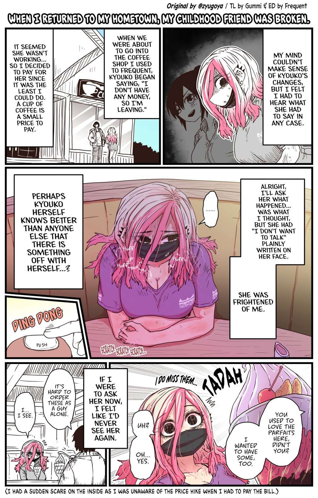 [Zyugoya] When I Returned to My Hometown, My Childhood Friend was Broken (MainStory+FANBOX) [English] (Ongoing)