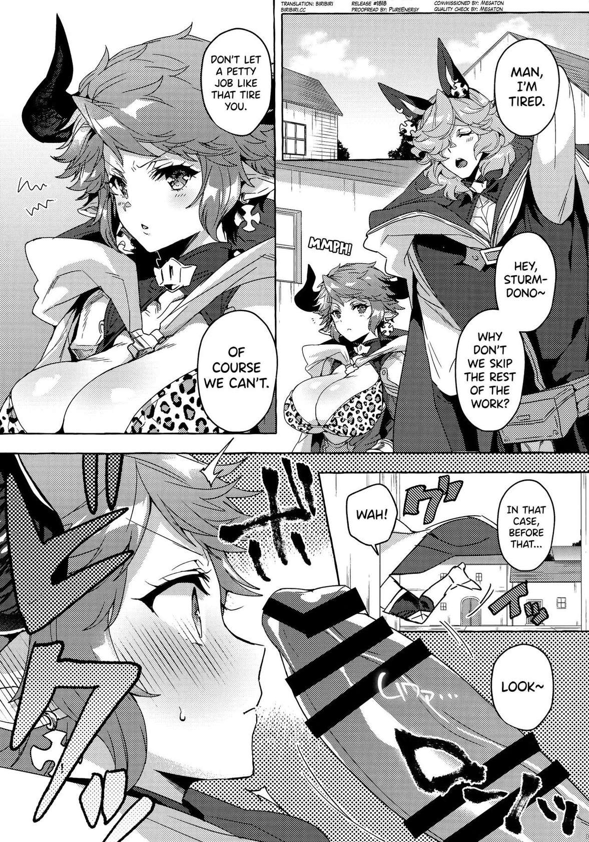 (C97) [Hachimitsu Romance (Eno Yukimi)] Sore wa Mou Tsukiatte Iru node wa? | Isn't This Basically Dating? (Granblue Fantasy) [English] {biribiri}