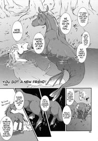 (Kemoket 11) [Mayoineko (Nabe)] Atarashii nakama ga kuwawatta! | You got a new friend! (Kemo-mon Story) [English] [Kinsei Translations]