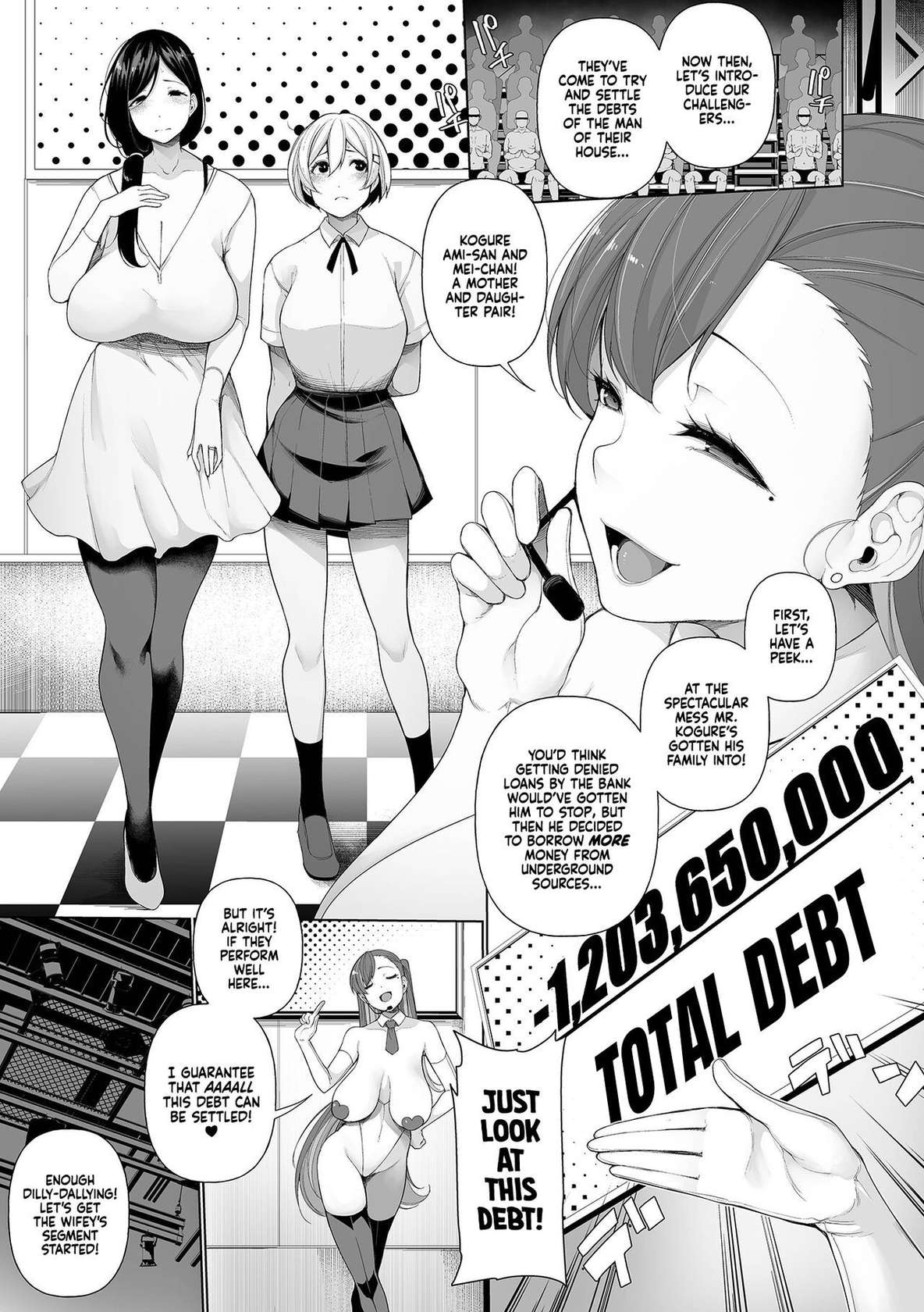 [Sakamata Nerimono] Shakkin Hensai Variety Karada de HaraimaSHOW! 1 | Debt Settlement Variety Gameshow 1  (COMIC Mate Legend Vol. 52 2023-08) [English] [Xzosk] [Digital]