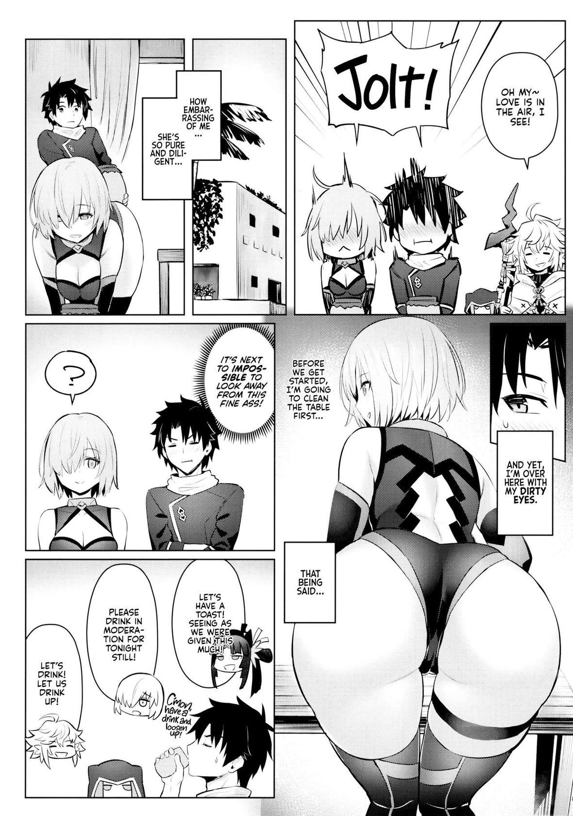 (C97) [COMEX (Zhen Lu)] Mash no Bishiri Inmu | My Wet Dreams of Mash's Bubble Butt (Fate Grand Order) [English] [Kyuume + AJubbz]