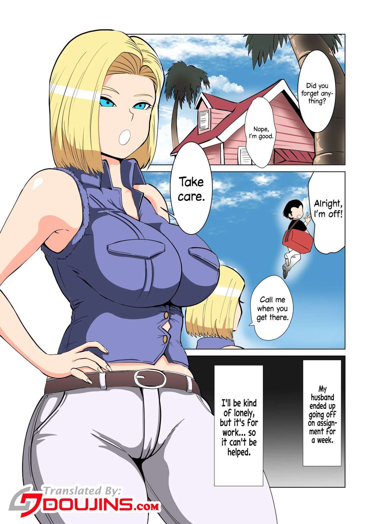 [DONAORA889 (DONAORA)] DRAGON-HOLE Kinpatsu no Hitozuma Hen | DRAGON-HOLE Blonde Housewife Edition (Dragon Ball Z) [English] {Doujins.com}