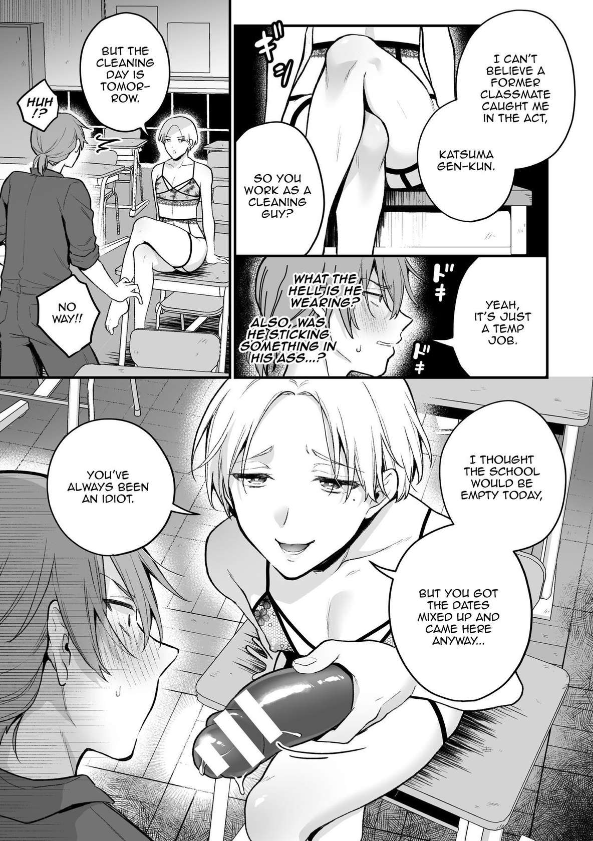 [Rokuroku Bin] Inrei Taiken Ch. 5 ~Iwakutsuki Kyoushitsu de Ananie ni Fukeru Hentai Kyoushi no Hanashi~ | Sexual Paranormal Experience ~The Story About The Teacher Who Masturbates With Anal In A Classroom With a History~ [English] {Doujins.com}