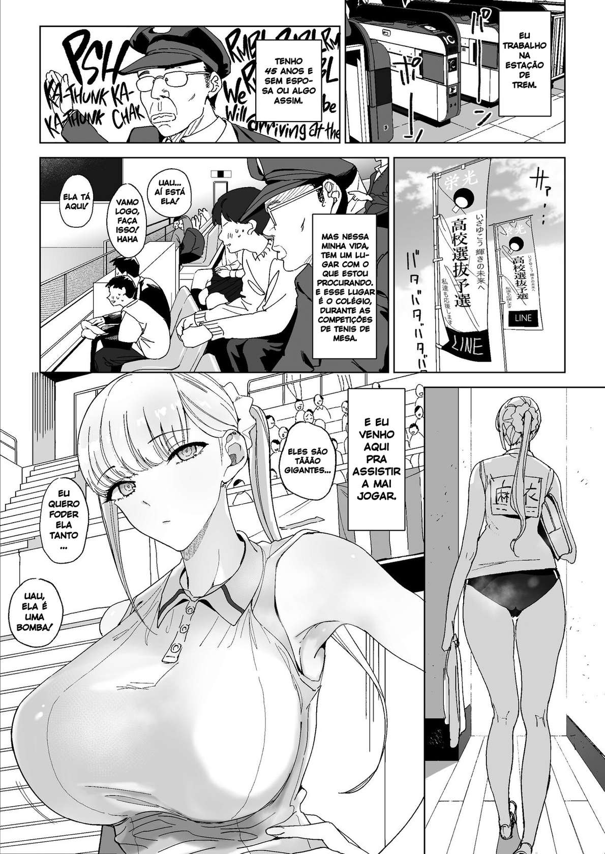 [Gensou Pump] Ecchi na Fuushuu ga Aru Kaso Shuuraku no Ohanashi 3 | The Story of a Small and Remote Village with a Dirty Tradition 3 [Portuguese]