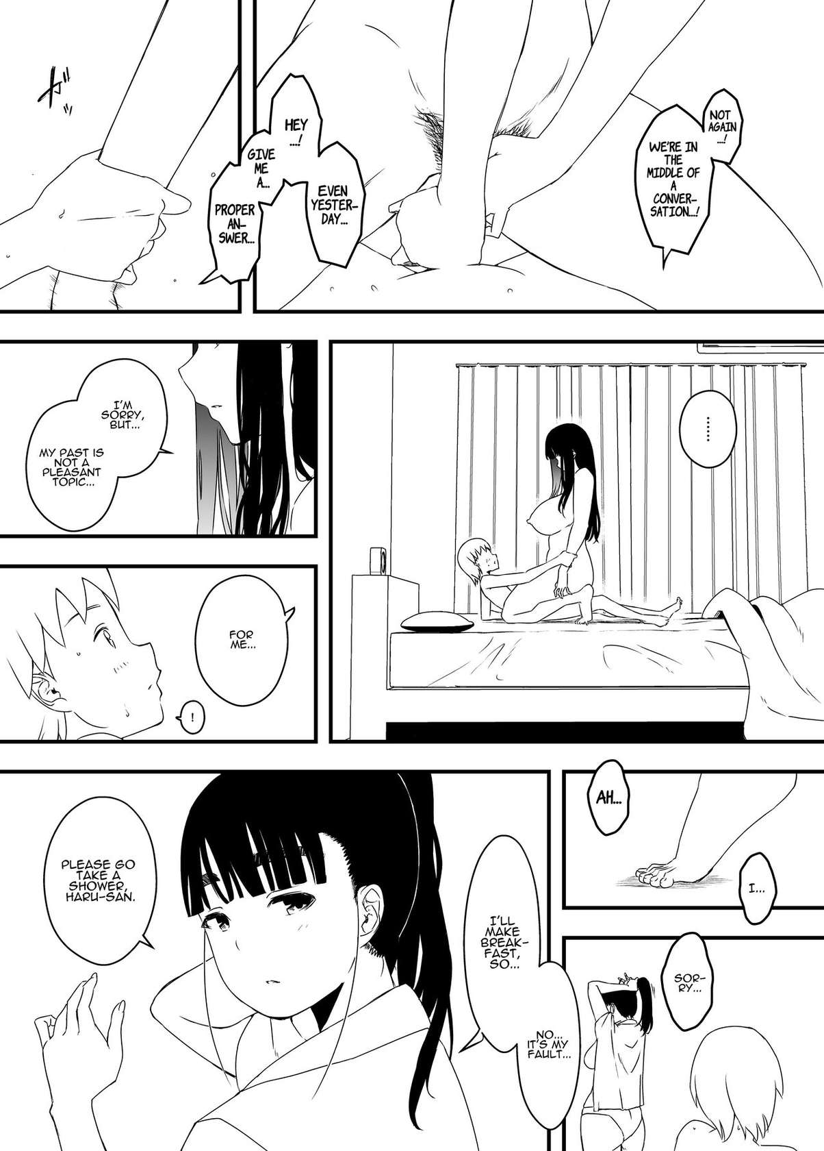 [Senaka] Giri no Ane to no 7-kakan Seikatsu - 4 | 7 Days with My Stepsister Day 4 [English] [ADTL]