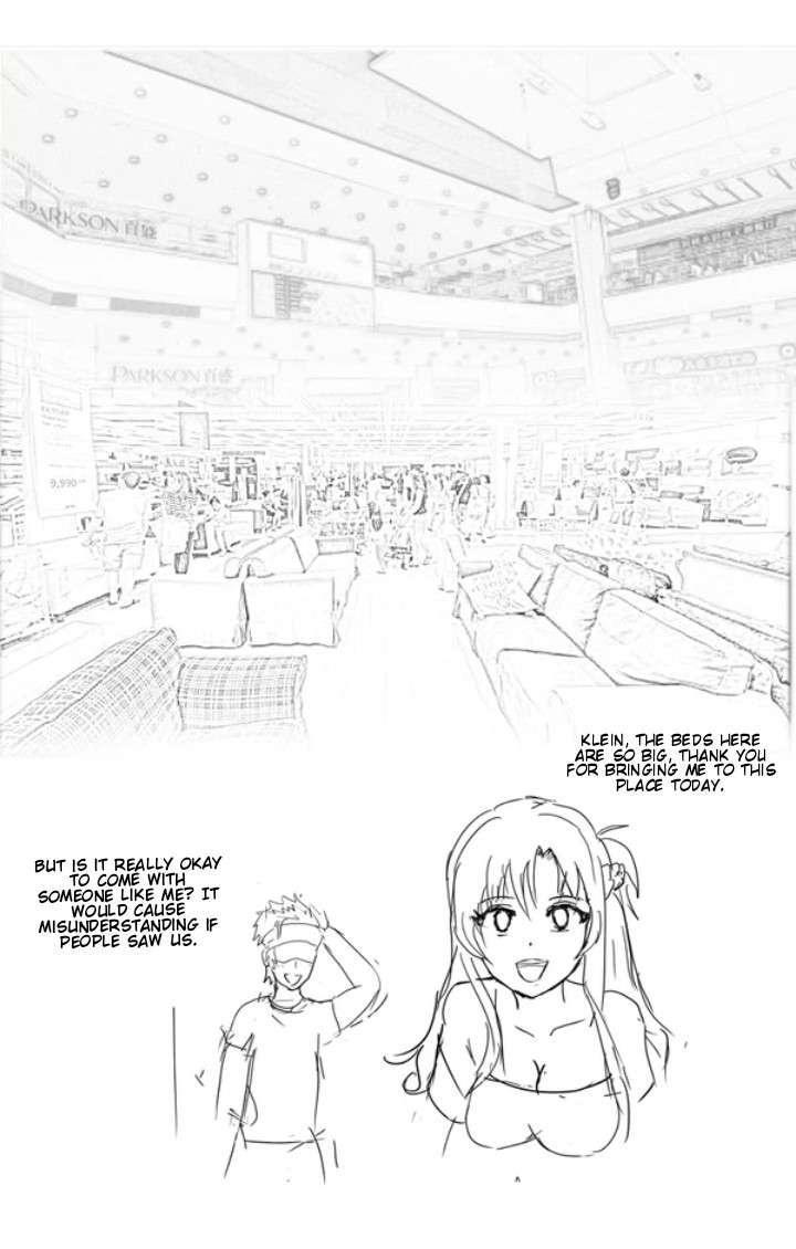 [质yitiaomiao] Asuna and Klein buying new bed.