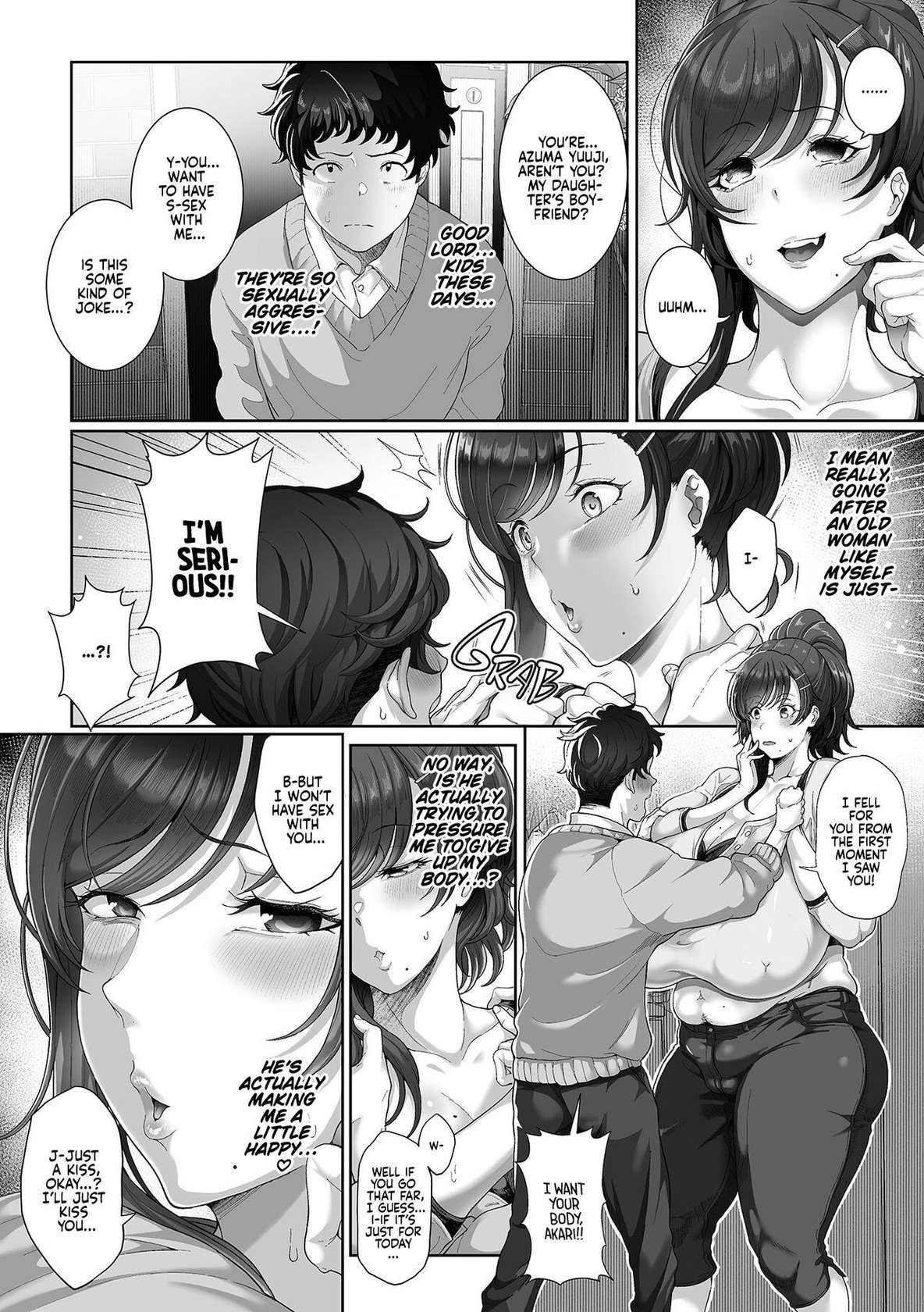 [Tawara Hiryuu] I Fucked My Daughter's Boyfriend (Bessatsu COMIC GEE Anthology Hitozuma datta Hame rareta!!) [English] [full tummy]