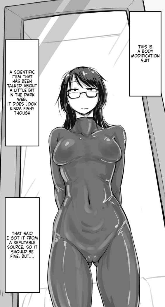 A Geek girl getting the ideal body