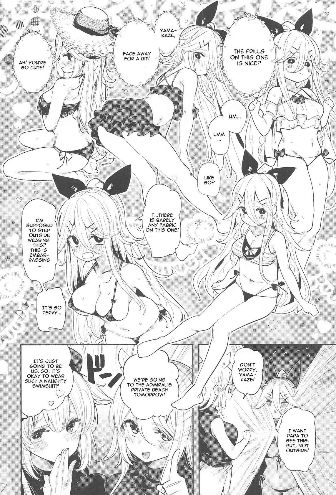 (C102) [Toto-taste (Suzuki Toto)] Yamakaze-chan to Private Beach de Yuuwaku Kozukuri Sex (Kantai Collection -KanColle-) [English]