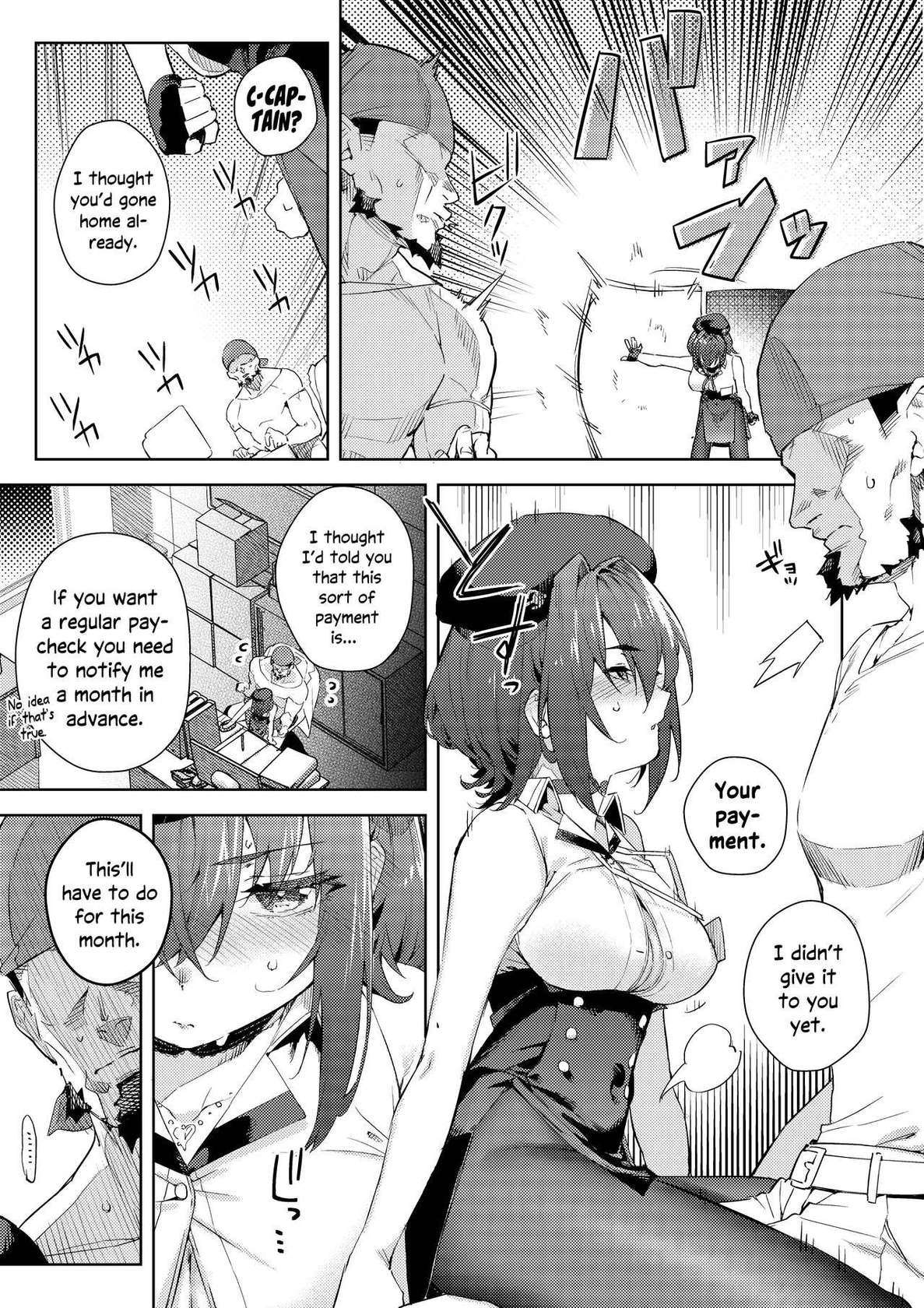 [Hikoushiki (CowBow)] Kyuuryou wa Omune ja Dame desu ka? | Can I Pay You With My Breasts? (Houshou Marine) [English] [Watson] [Digital]