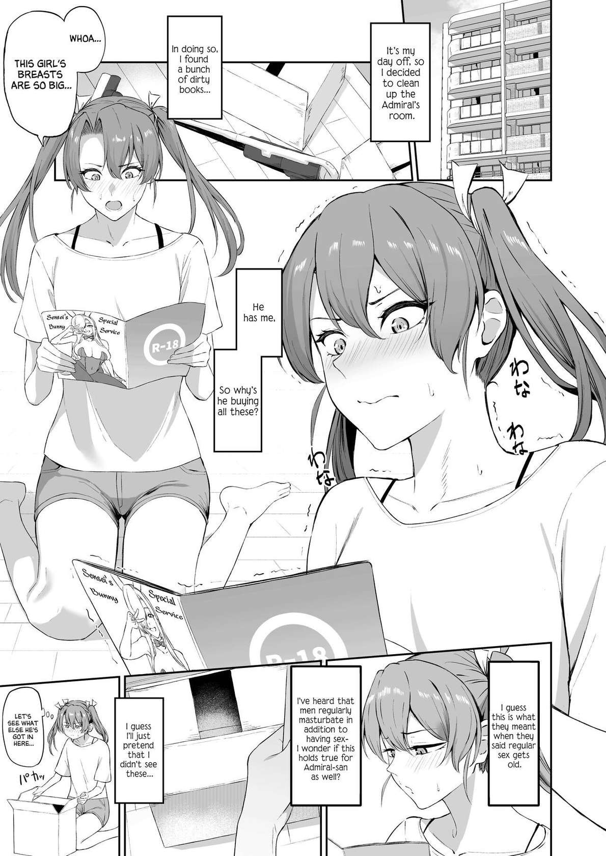 [Solo Play (Gaffe Takaman)] Kaku no Shiriana (Kantai Collection -KanColle-) [Digital] [Cuddlebuns] [English]