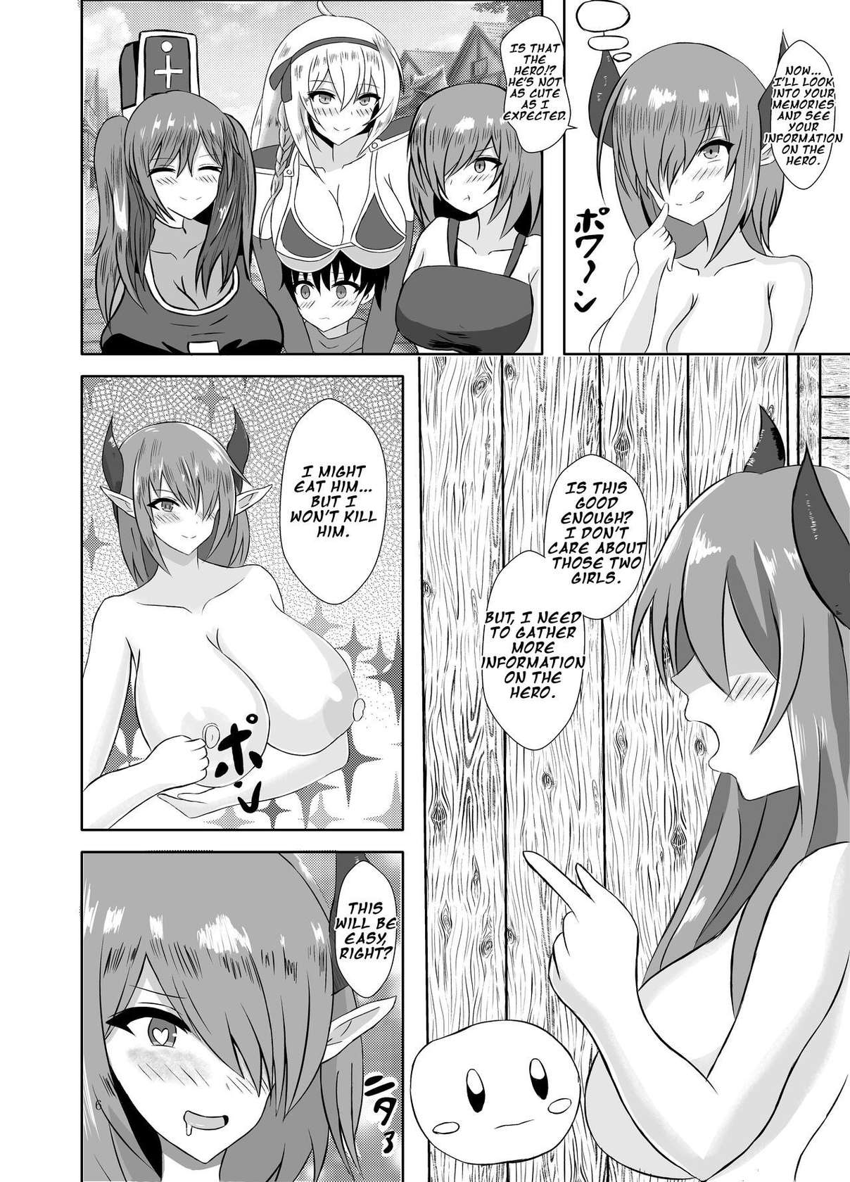 [Prince Cat (Nekohime Yuuka)] Succubus Gitai Slime ga Shota Yuusha o Gyaku Rape suru Hon | A Story About the Hero Who a Succubus Slime Mimic Raped. [English] [Digital]