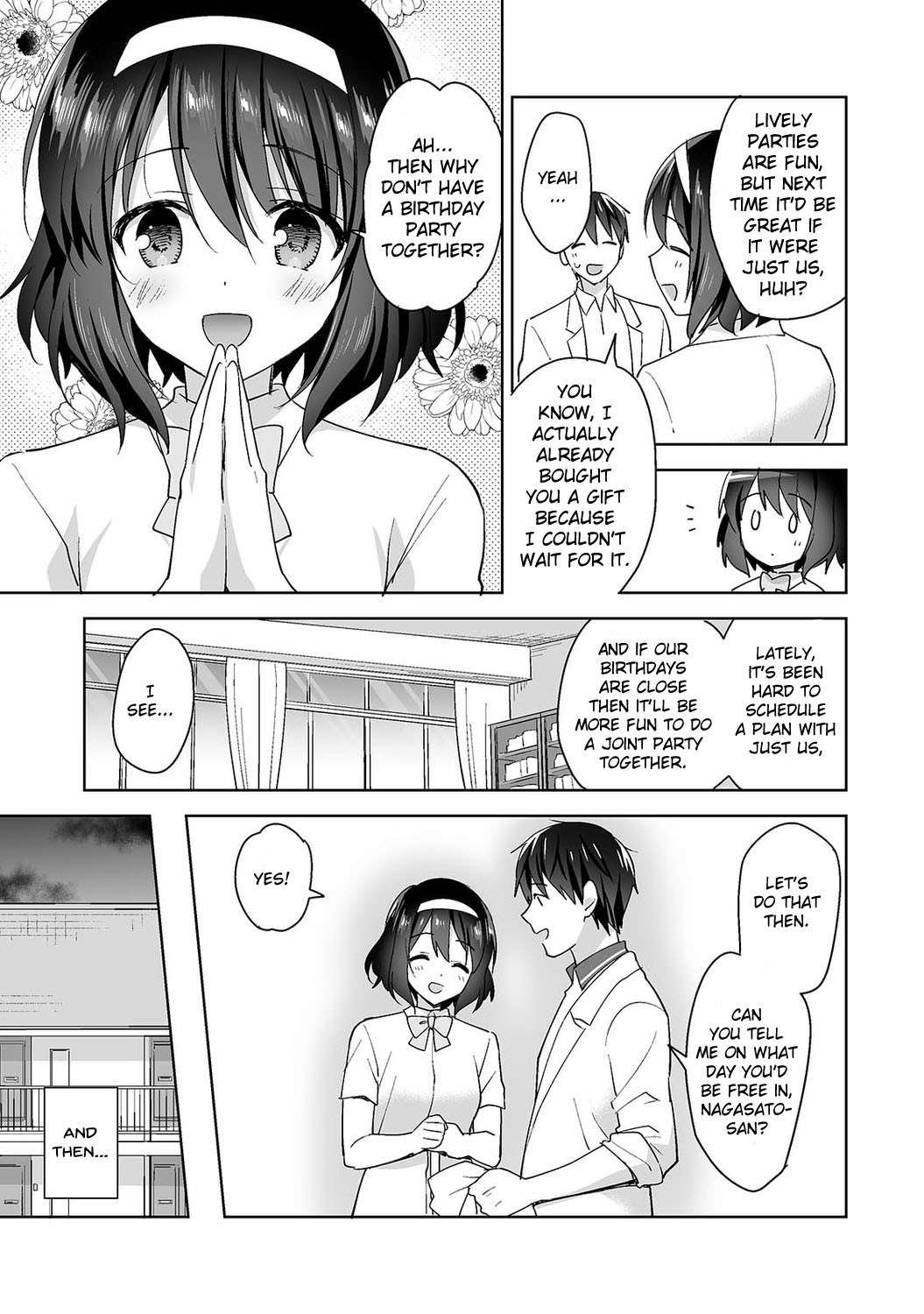 [Fuyuichi Monme] Amayakashi Jouzu no Nagasato-san~ Hokenshitsu de Yoshi Yoshi Ecchi!~ Ch. 12 [English]