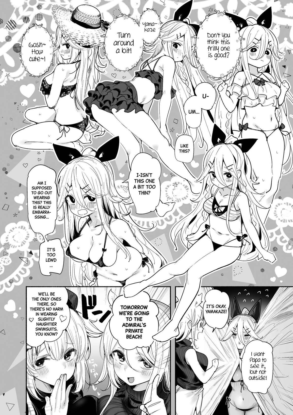 [Toto-taste (Suzuki Toto)] Yamakaze-chan to Private Beach de Yuuwaku Kozukuri Sex | Seductive Baby-making Sex with Yamakaze-chan at a Private Beach (Kantai Collection -KanColle-) [English] [Black Grimoires] [Digital]