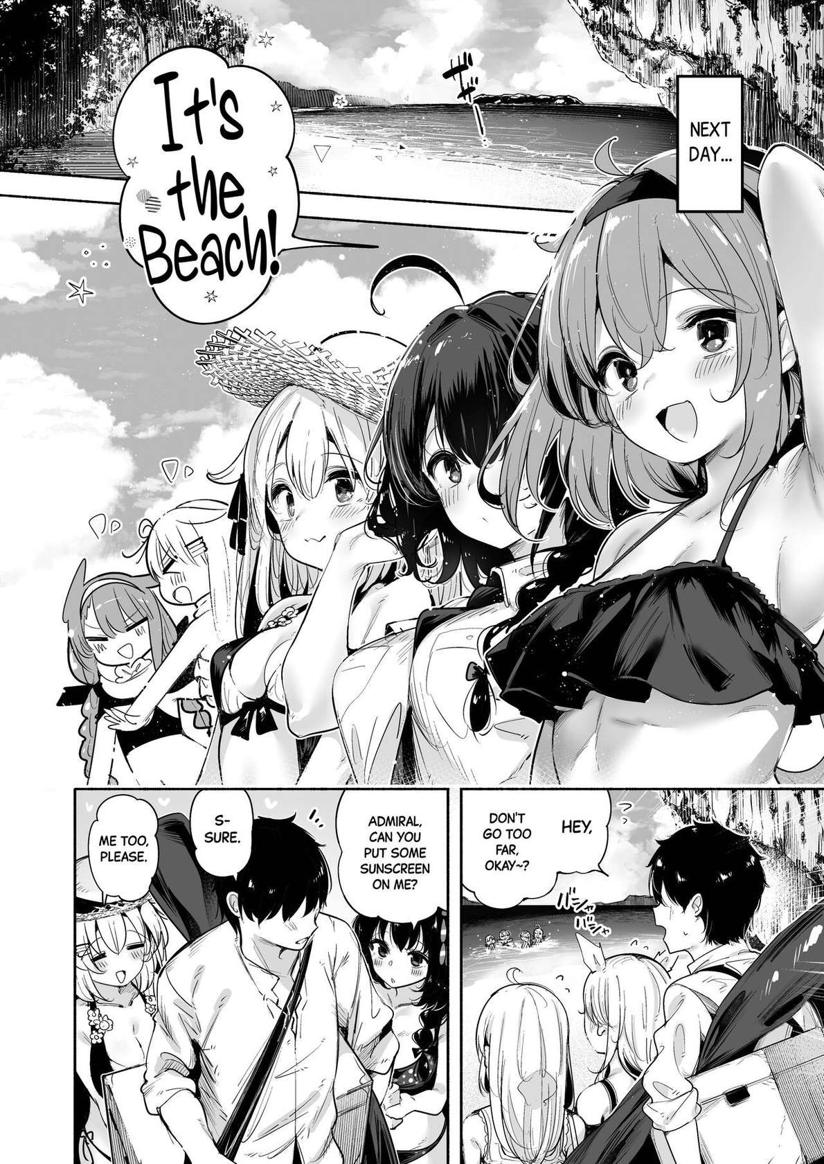 [Toto-taste (Suzuki Toto)] Yamakaze-chan to Private Beach de Yuuwaku Kozukuri Sex | Seductive Baby-making Sex with Yamakaze-chan at a Private Beach (Kantai Collection -KanColle-) [English] [Black Grimoires] [Digital]