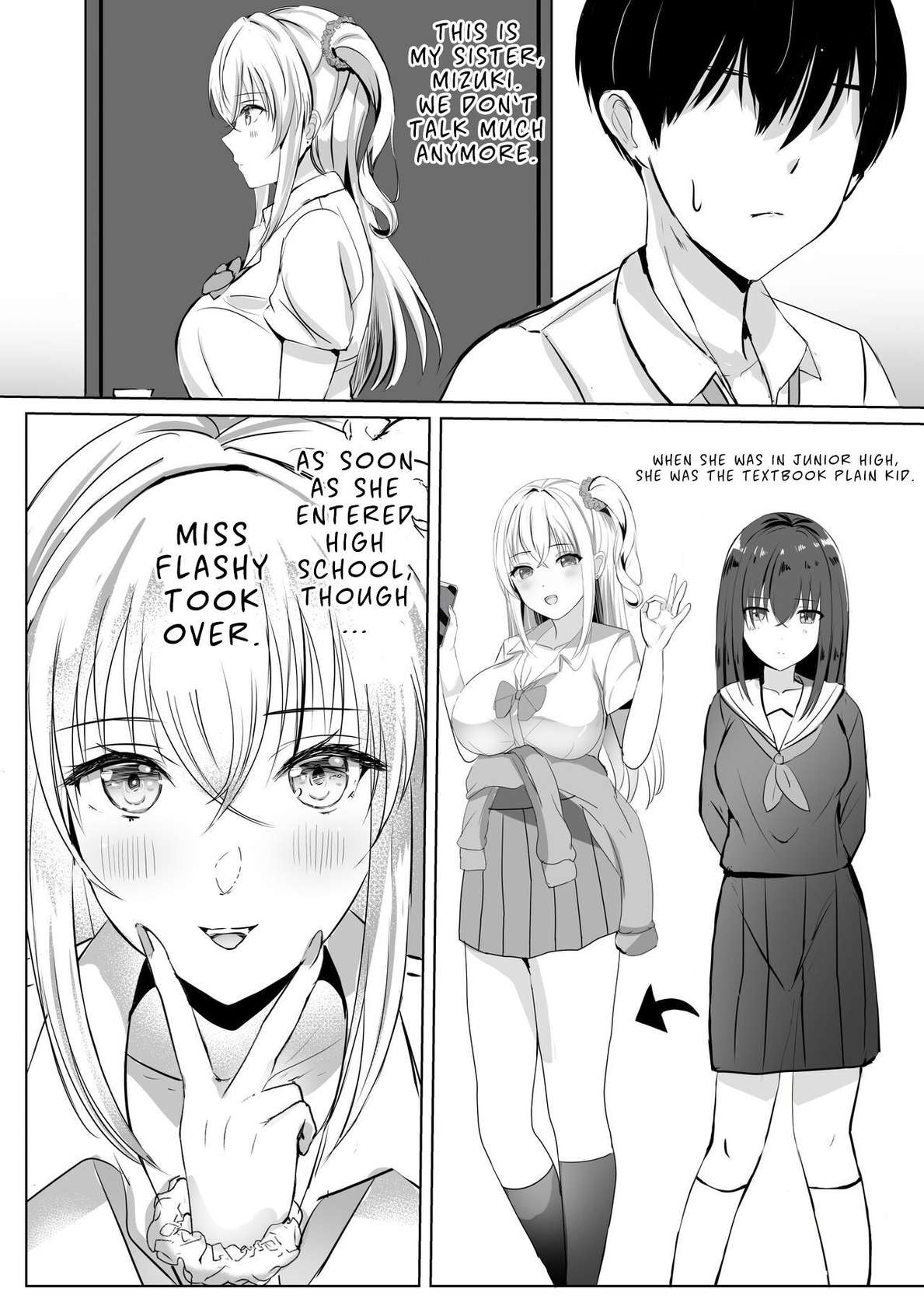 [Moreriikusu (More)] Gal Imouto ga Seishi no Kansatsu o Yamete Kurenai | My Gyaru Little Sister Wants to See My Sperm! [Digital] [English] [Broken House Scans}