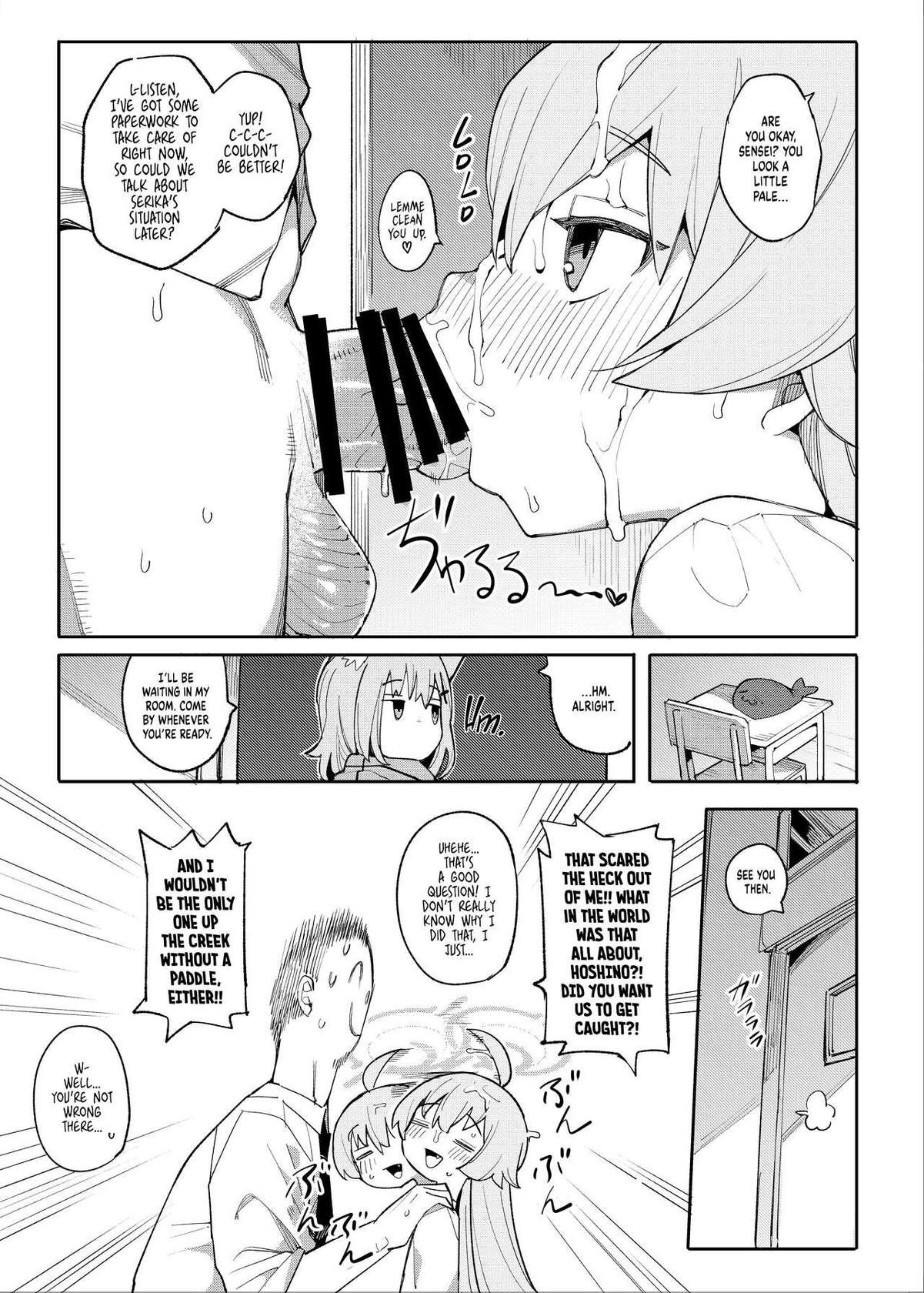 [Henry Plaza (Henrybird)] Hoshino datte Amaetai | Hoshino Wants To Be Doted On, Too! (Blue Archive) [English] [head empty] [Digital]