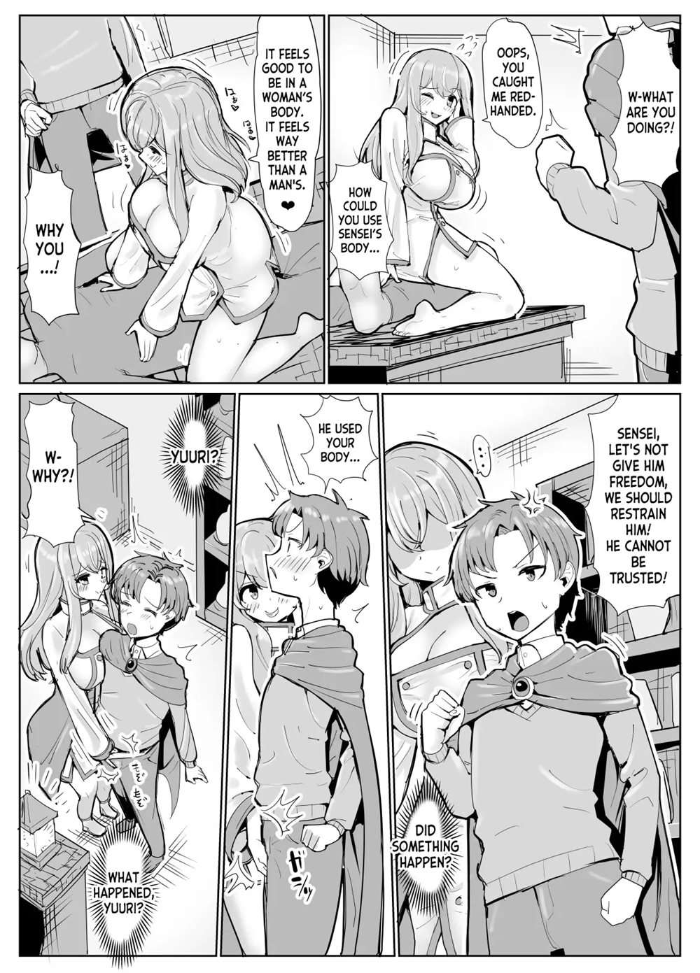 Mage Teacher Possession Manga [Oneshot]