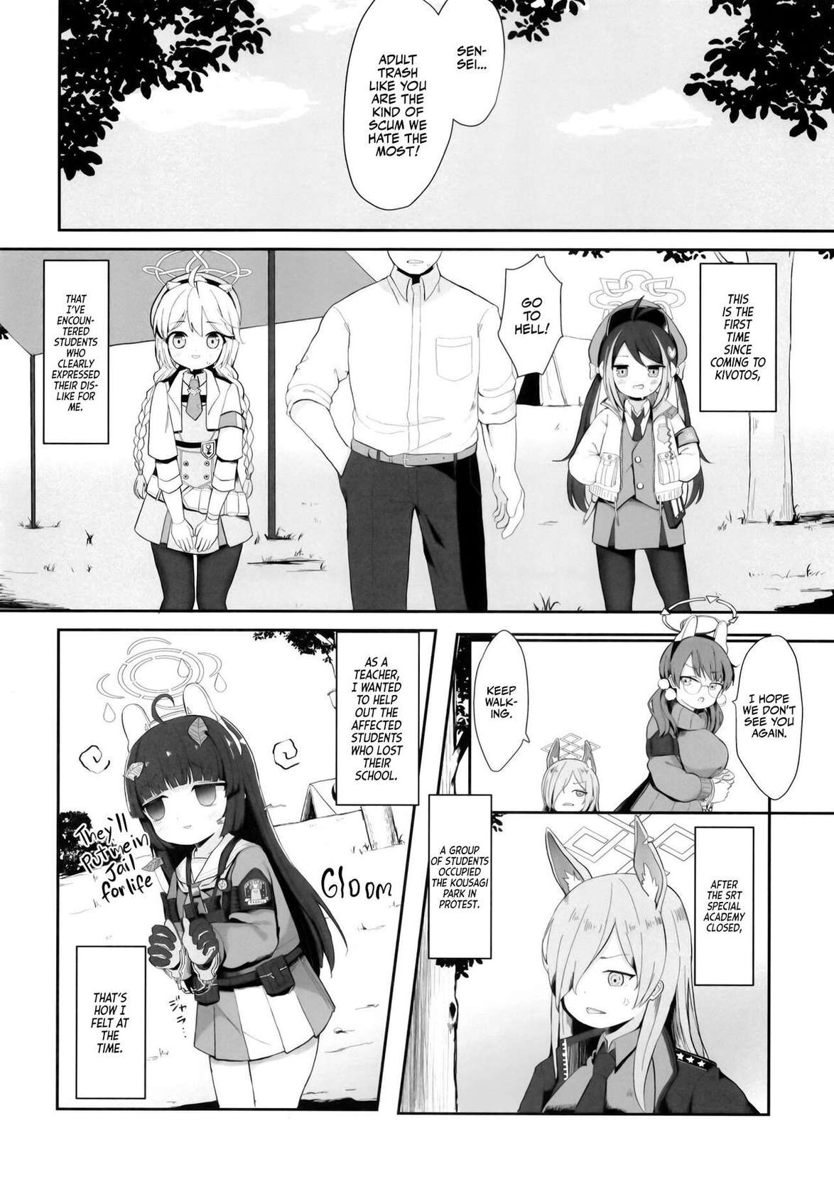 (C102) [Mugichoko Store (Mugichoko)] O o Furu Usagi wa Tatakareru (Blue Archive) | The Rabbit that Wags its Tail Gets Cuddles! [English] [Team Rabu2]