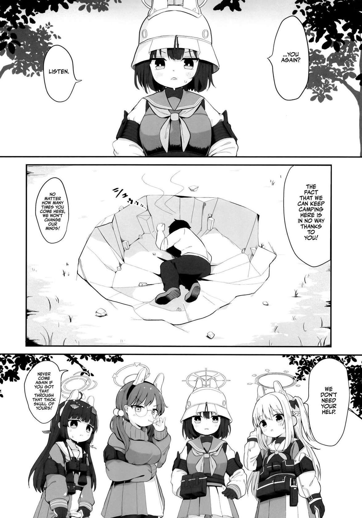 (C102) [Mugichoko Store (Mugichoko)] O o Furu Usagi wa Tatakareru (Blue Archive) | The Rabbit that Wags its Tail Gets Cuddles! [English] [Team Rabu2]