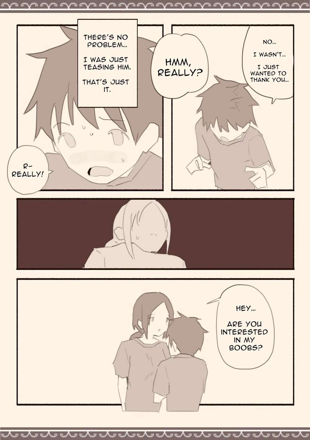 On A Rainy Day, With My Son's Friend [Oneshot]