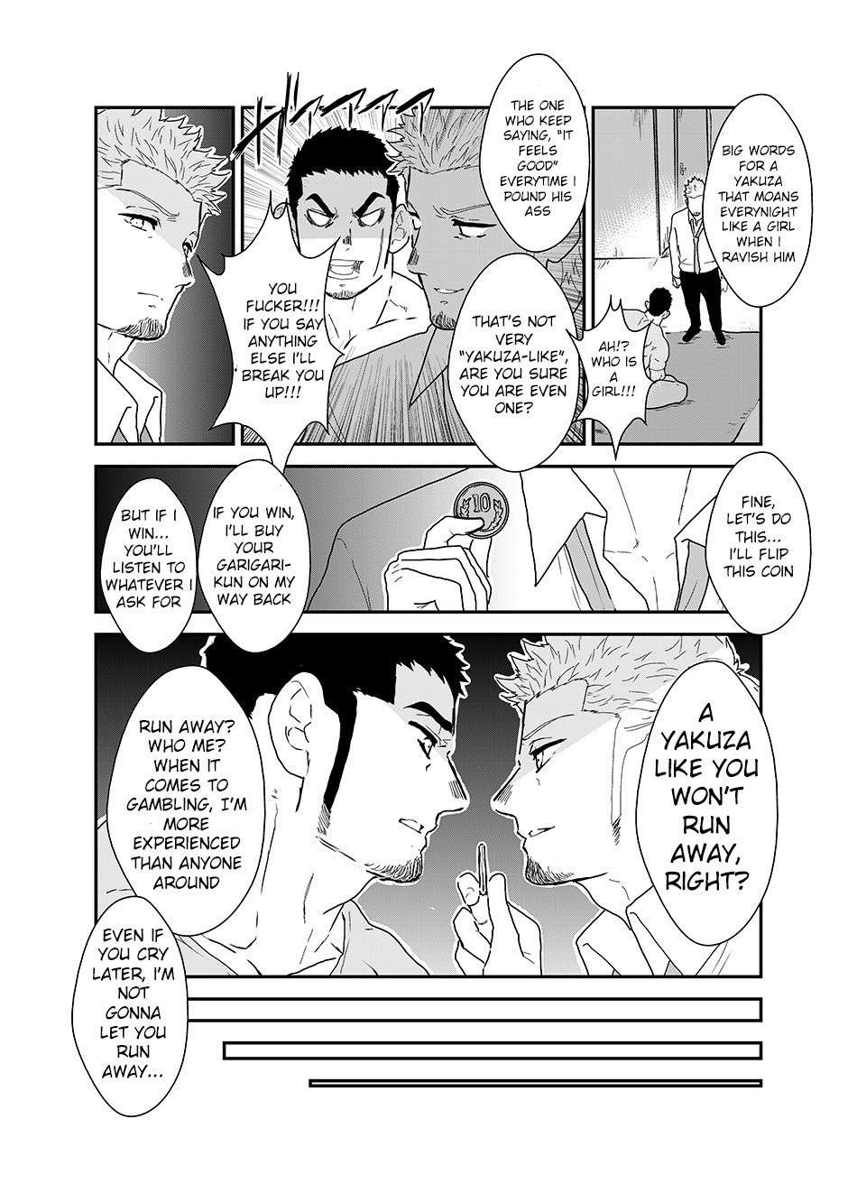 [Ikariyu (Yamome)] If you let the Yakuza cosplay as a Delivery Company [English] {A.R}