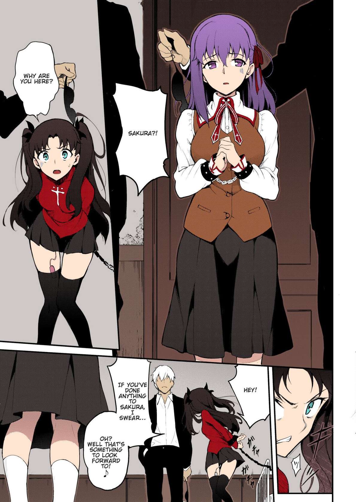 [Kyockchokyock (Kyockcho)] Tohsaka Shimai Ryoujoku | Subjected Tohsaka Sisters (Fate/stay night) [English] [Gondis] [Digital] [Colorized]