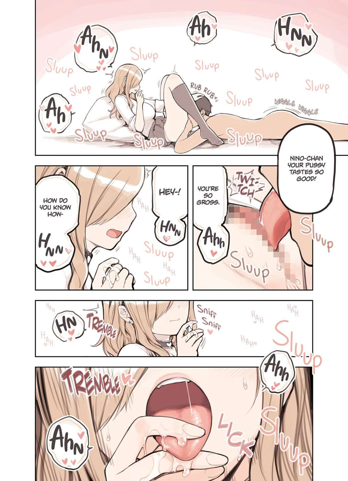 [Sunaba Suzume] Kossori Nameru | A Stealthy Lick [English] [Twintailshoujo]