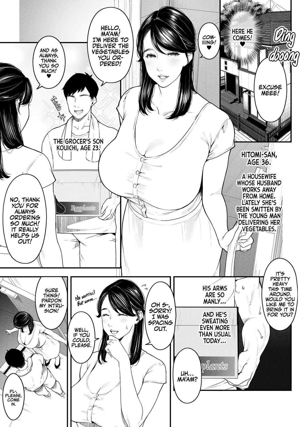 [Sakura no Tomoru Hi e] Kinjo no Hitozuma-san "Hitomi-san" | The Neighborhood Housewife "Hitomi-san" [English] [korafu]