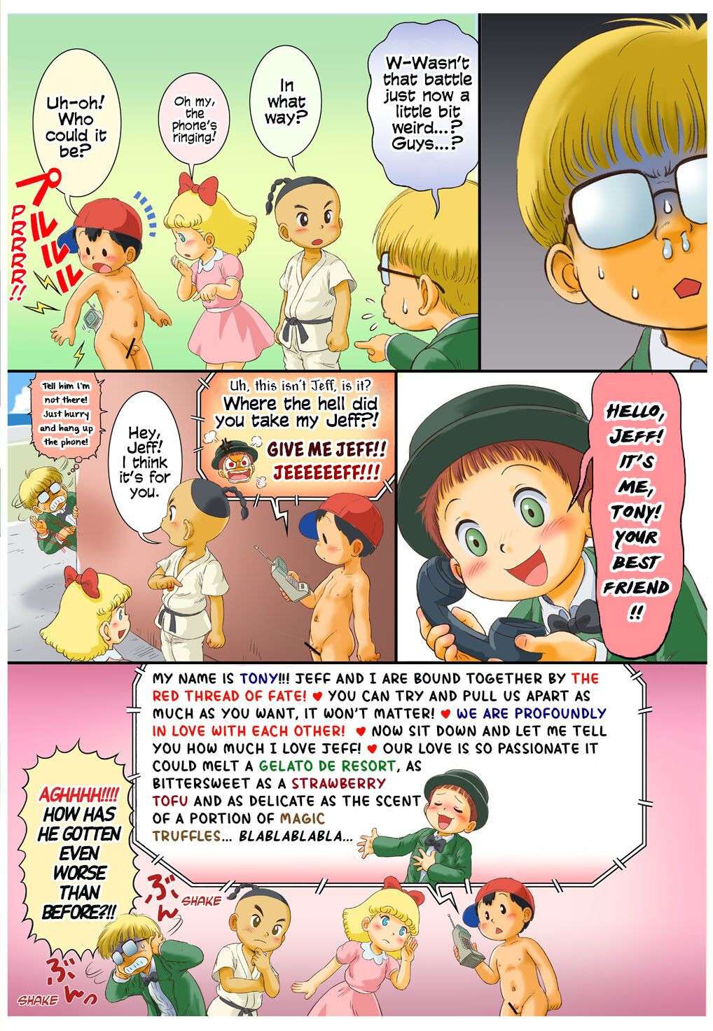 [Sennen Teikoku (Mitsui Jun)] A Ness Manga: PK Ochinchin Ω (Kinder Kinder) (Earthbound) [English] [Hikaru Scans]