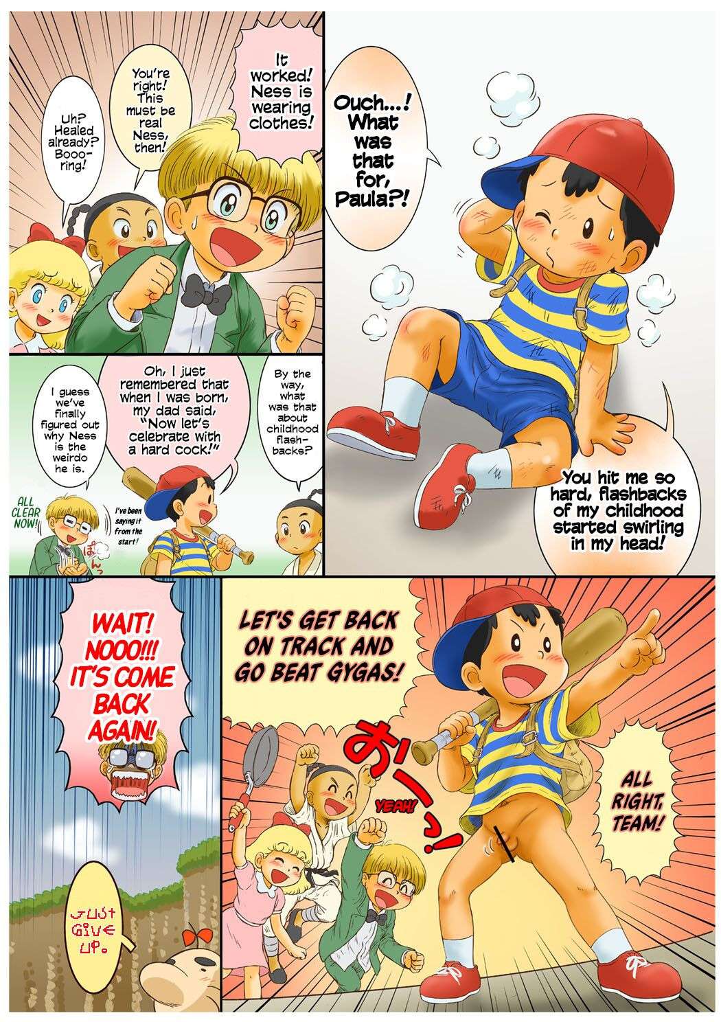 [Sennen Teikoku (Mitsui Jun)] A Ness Manga: PK Ochinchin Ω (Kinder Kinder) (Earthbound) [English] [Hikaru Scans]