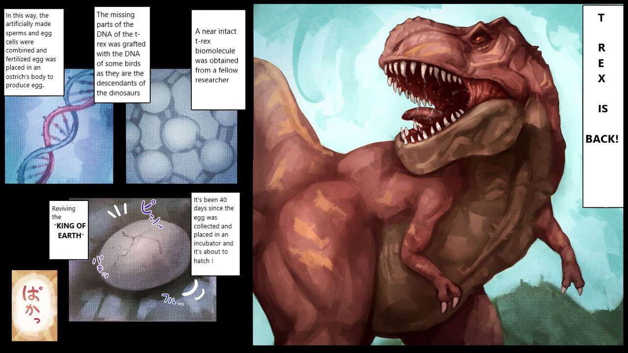 [Jingai Lab] Tyrannosaurus sex-Dinosaur girl and good friend's copopulation