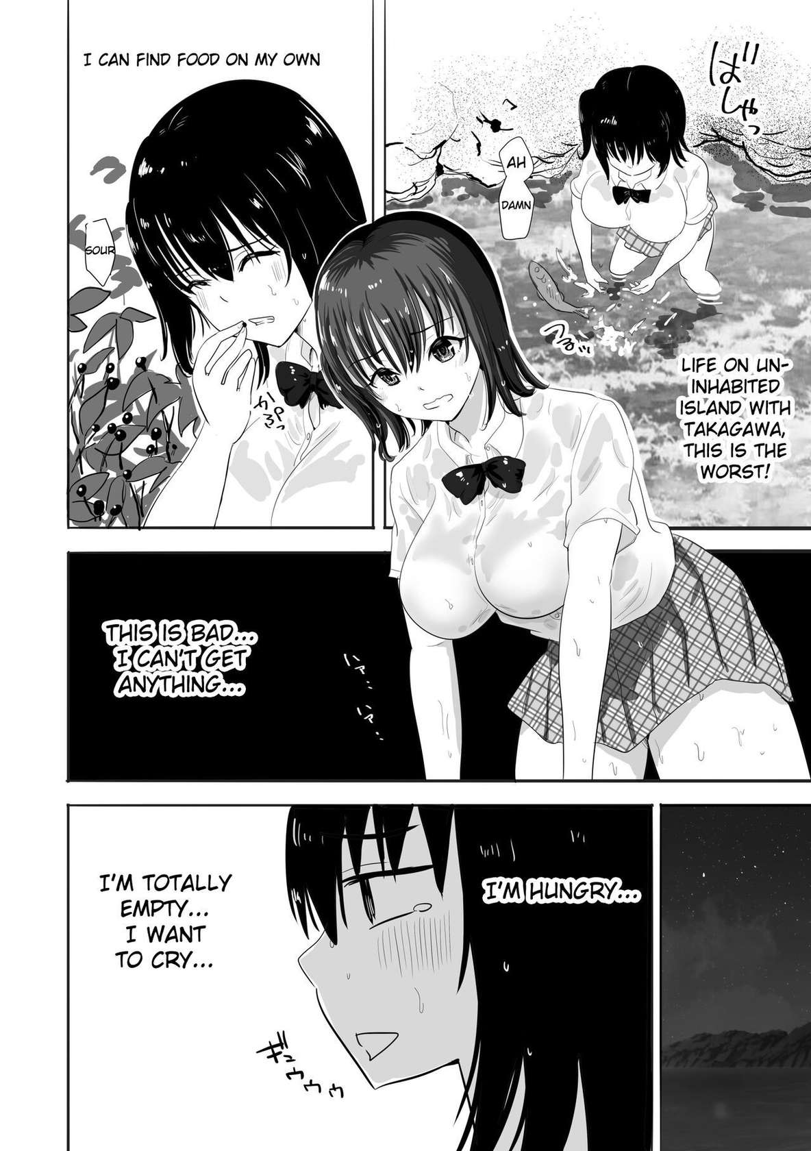 [Muramura Murason] A wet see-through schoolgirl who live on an uninhabited island with a sexual-harrasing teacher she hates [English] [Gagak_Ireng] [Digital]