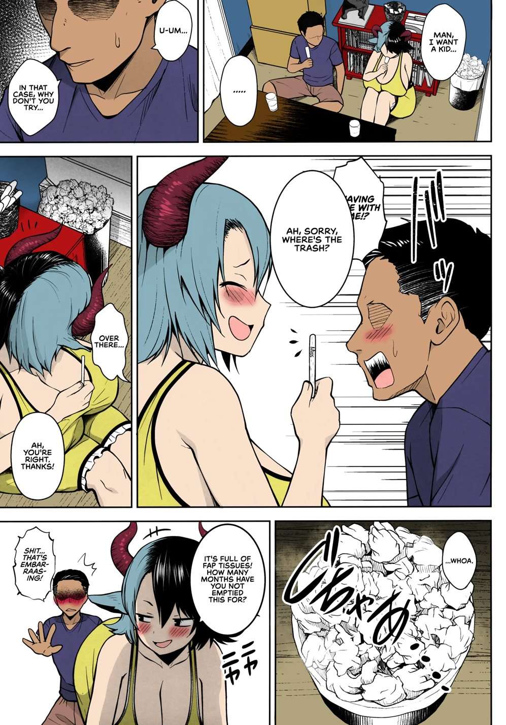 It's Your Fault For Having Such Big Boobs, Miss! [Full Color]