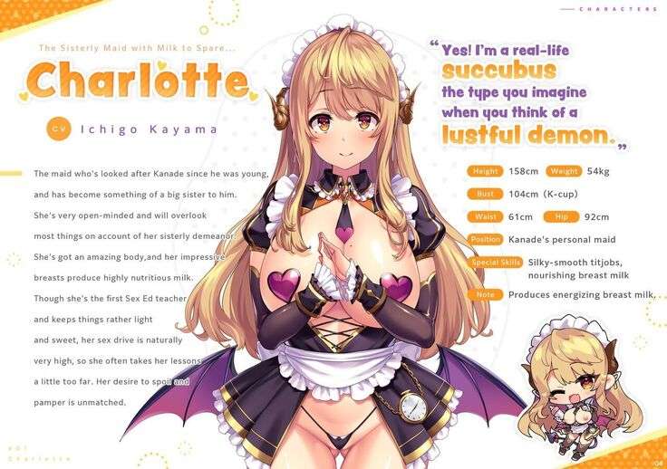 Succubus Maid's Sex Education Report Card