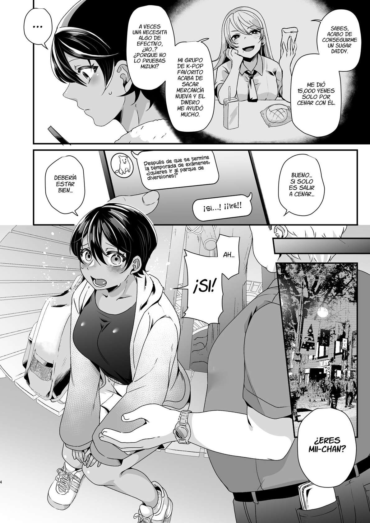 [Saketoba! (Sake-chan)] Boyish JK Papakatsu ni Ochiru | La Juvenil Colegiala que fue Corrompida por un Sugar Daddy [Spanish] [NekoCreme] [Digital]