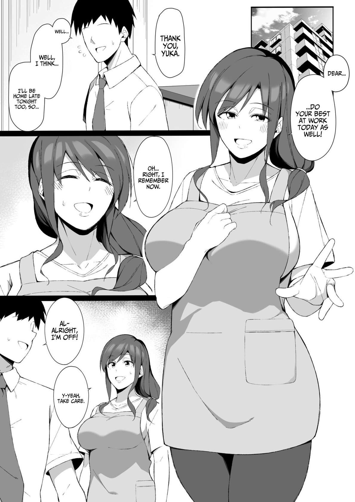 [Namahamu Sando] Osu ni Ochiru Seiso Hitozuma + Extra | Degeneracy of a Neat Housewife for a Man [English] [DKKMD Translations]