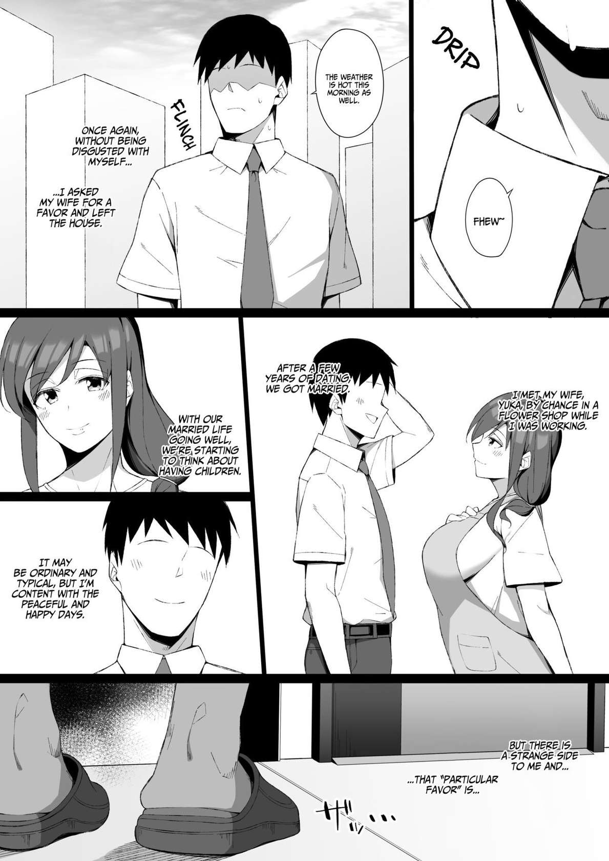 [Namahamu Sando] Osu ni Ochiru Seiso Hitozuma + Extra | Degeneracy of a Neat Housewife for a Man [English] [DKKMD Translations]