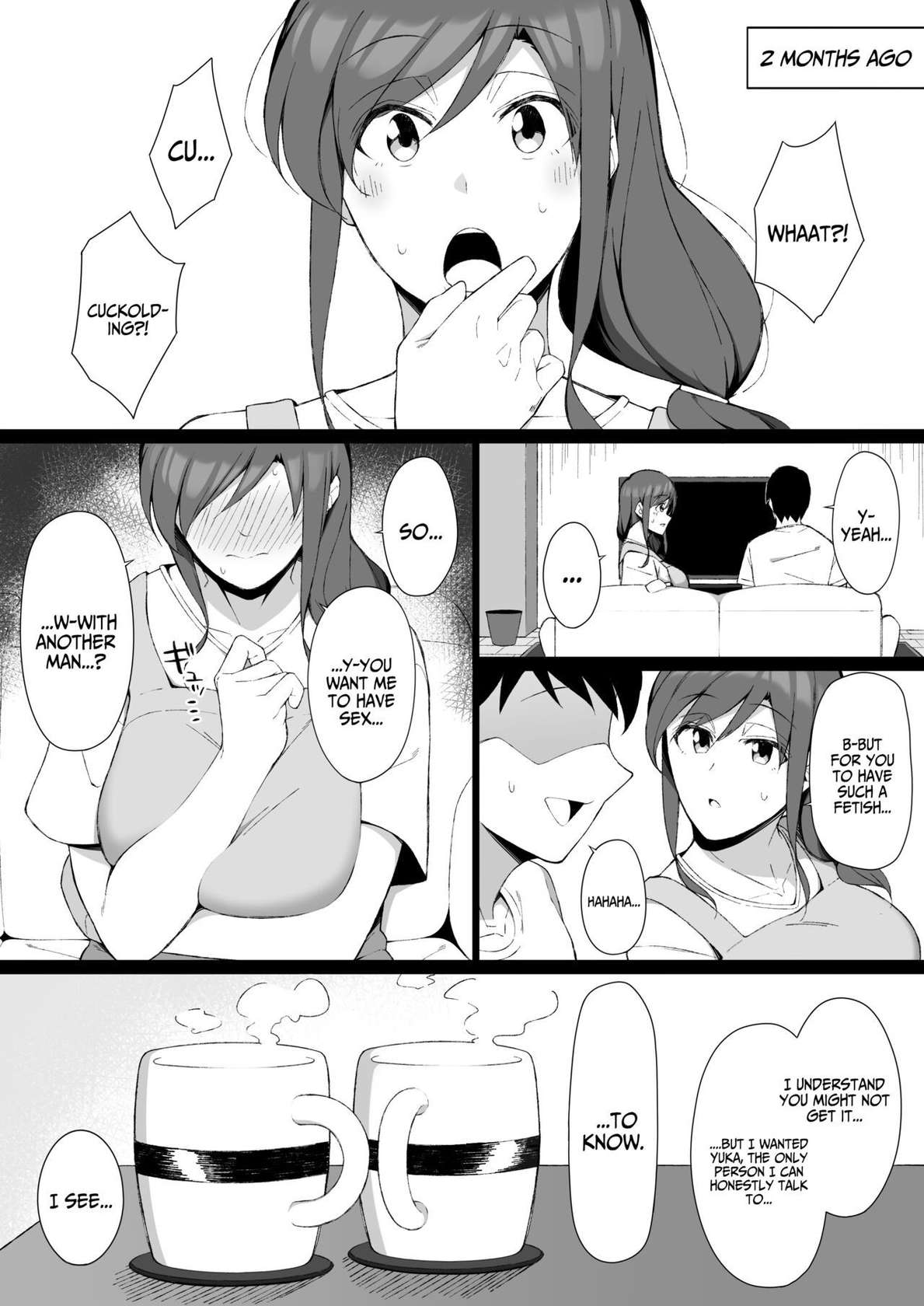 [Namahamu Sando] Osu ni Ochiru Seiso Hitozuma + Extra | Degeneracy of a Neat Housewife for a Man [English] [DKKMD Translations]